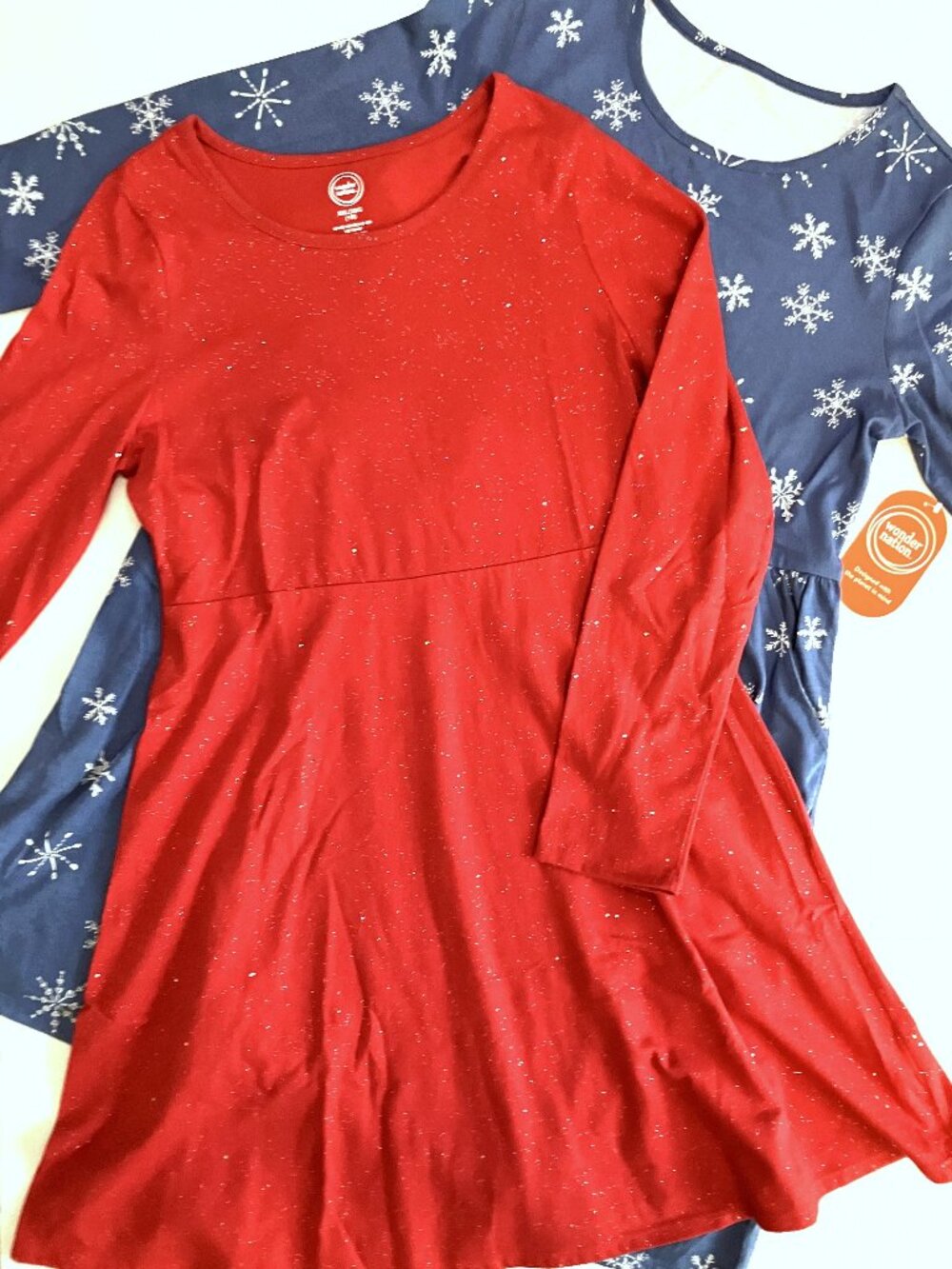 18 Girl Wonder Nation* Long Sleeve Winter Dress Bundle